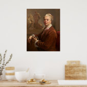 Selbstportrait - Nicolas de Largillierre Fine Art Poster (Küche)