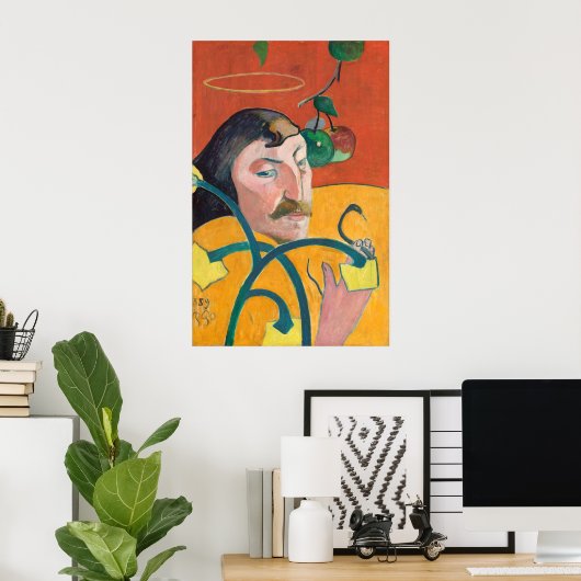 Selbstportrait - Paul Gauguin Fine Art Poster (Heimbüro)