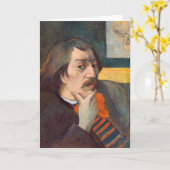 Selbstportrait | Paul Gauguin Karte (Gelbe Blume)