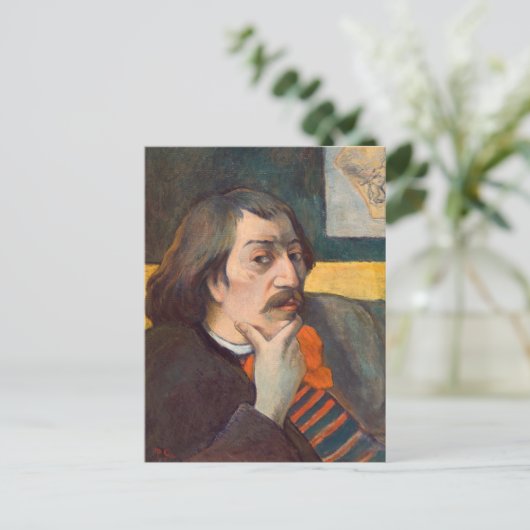 Selbstportrait | Paul Gauguin Postkarte (Stehend Vorderseite)