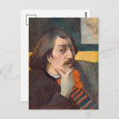 Selbstportrait | Paul Gauguin Postkarte (Vorne/Hinten)