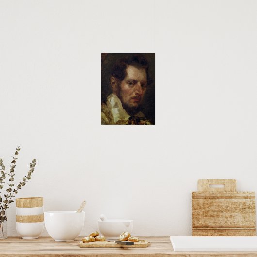 Selbstportrait Poster (Küche)