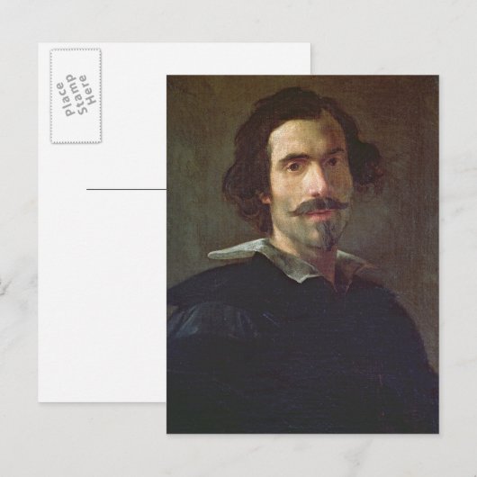 Selbstportrait Postkarte (Vorne/Hinten)