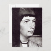 Selbstportrait Postkarte (Vorne/Hinten)