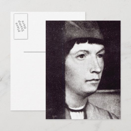 Selbstportrait Postkarte (Vorne/Hinten)