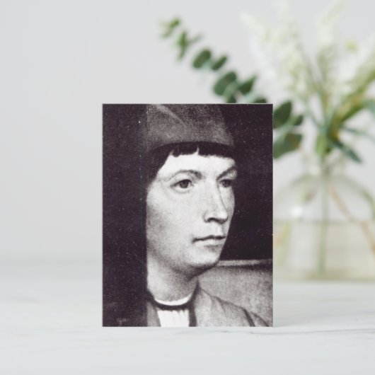 Selbstportrait Postkarte (Stehend Vorderseite)