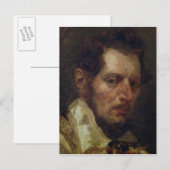 Selbstportrait Postkarte (Vorne/Hinten)