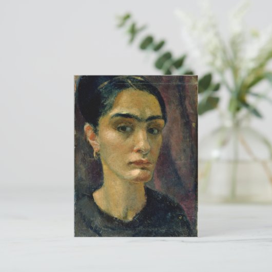 Selbstportrait Postkarte (Stehend Vorderseite)