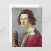 Selbstportrait Postkarte (Vorne/Hinten)