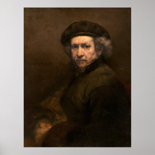 Selbstportrait - Rembrandt Fine Art Poster