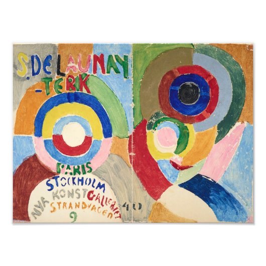 Selbstportrait | Sonia Delaunay-Terk | Fotodruck (Vorne)