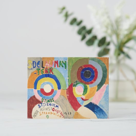 Selbstportrait | Sonia Delaunay-Terk | Postkarte (Stehend Vorderseite)