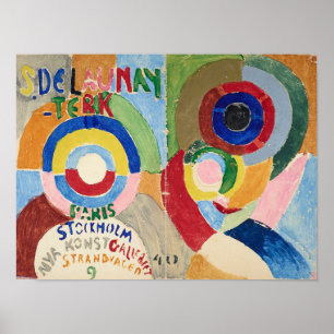 Selbstportrait Umschlag Sonia Delaunay-Terk Poster