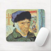 Selbstportrait, verbanntes Ohr von Vincent van Gog Mousepad (Mit Mouse)