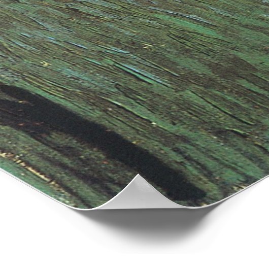 Selbstportrait, verbanntes Ohr von Vincent van Gog Poster (Ecke)