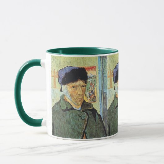 Selbstportrait, verbanntes Ohr von Vincent van Gog Tasse (Links)