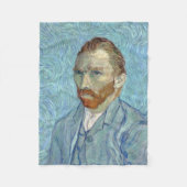 Selbstportrait, Vincent van Gogh, 1889 Fleecedecke (Vorderseite)
