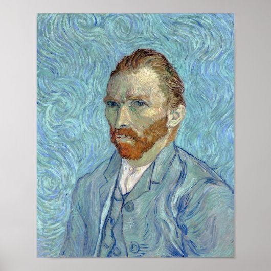 Selbstportrait, Vincent van Gogh, 1889 Poster (Vorne)