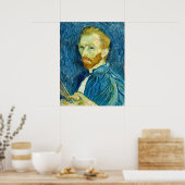 Selbstportrait - Vincent van Gogh Fine Art Poster (Küche)