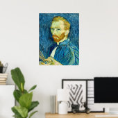 Selbstportrait - Vincent van Gogh Fine Art Poster (Heimbüro)