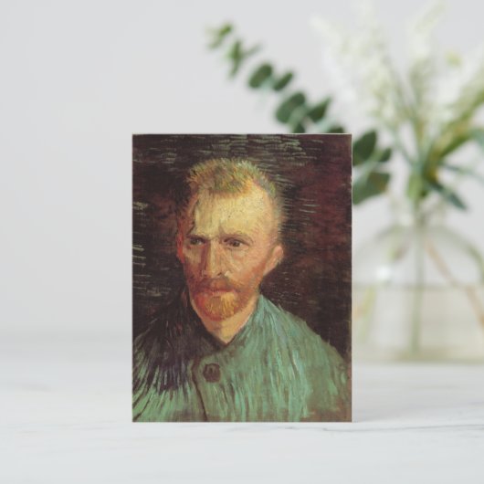 Selbstportrait, Vincent van Gogh Fine Art Postkarte (Stehend Vorderseite)