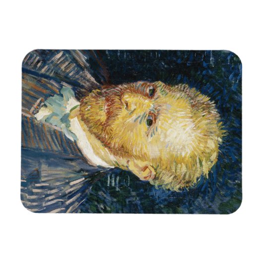 Selbstportrait Vincent van Gogh Kunstmalerei Magnet (Horizontal)