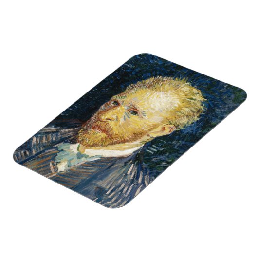 Selbstportrait Vincent van Gogh Kunstmalerei Magnet (Linke Seite)
