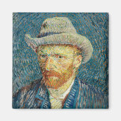 Selbstportrait | Vincent Van Gogh Magnet (Vorne)