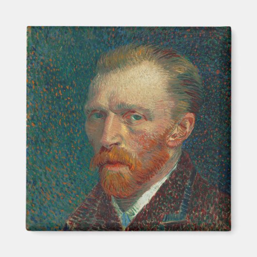 Selbstportrait | Vincent van Gogh Magnet (Vorne)