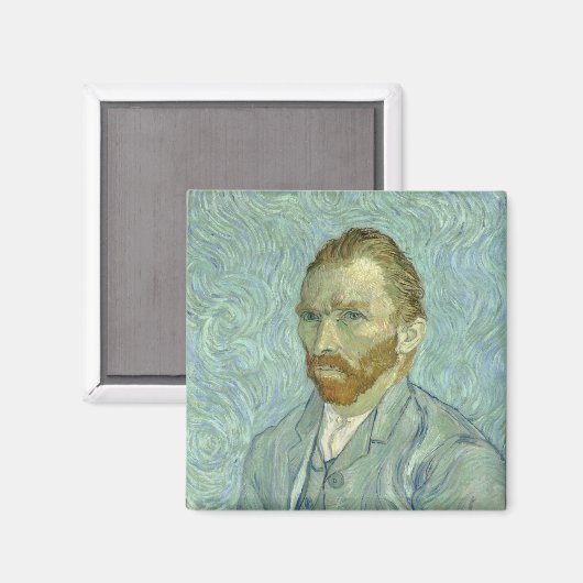 Selbstportrait | Vincent Van Gogh Magnet (Vorderseite/Rückseite)