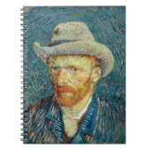 Selbstportrait | Vincent van Gogh Notizblock (Vorderseite)