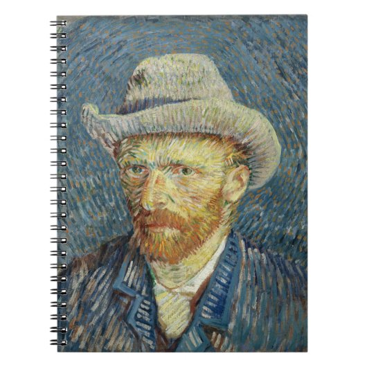 Selbstportrait | Vincent van Gogh Notizblock (Vorderseite)