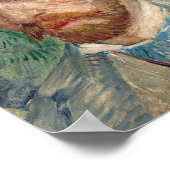 Selbstportrait | Vincent van Gogh Poster (Ecke)