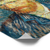 Selbstportrait | Vincent van Gogh Poster (Ecke)