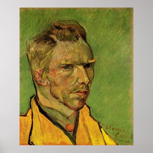 Selbstportrait, Vincent van Gogh. Poster (Vorne)