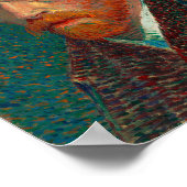 Selbstportrait | Vincent van Gogh Poster (Ecke)