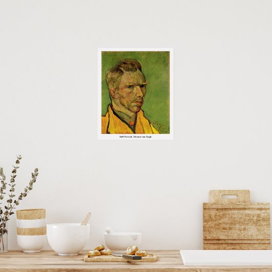 Selbstportrait, Vincent van Gogh. Poster (Küche)