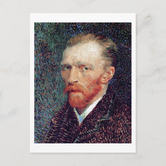 Selbstportrait, Vincent van Gogh Postkarte (Vorderseite)