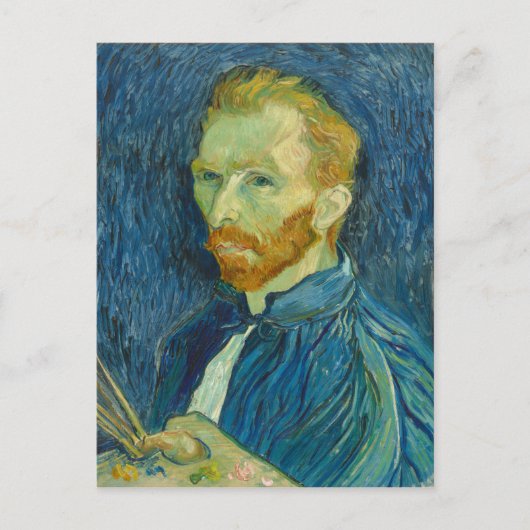 Selbstportrait, Vincent van Gogh Postkarte (Vorderseite)