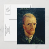 Selbstportrait, Vincent van Gogh Postkarte (Vorne/Hinten)