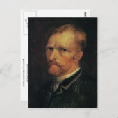 Selbstportrait, Vincent van Gogh Postkarte (Vorne/Hinten)