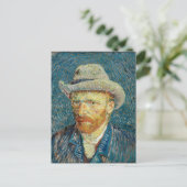 Selbstportrait | Vincent van Gogh Postkarte (Stehend Vorderseite)