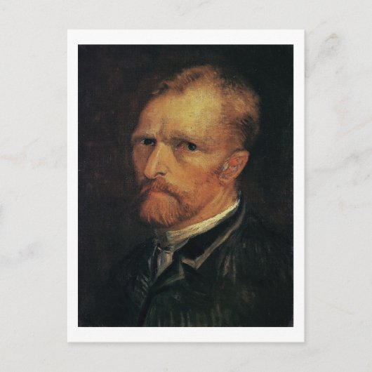 Selbstportrait, Vincent van Gogh Postkarte (Vorderseite)