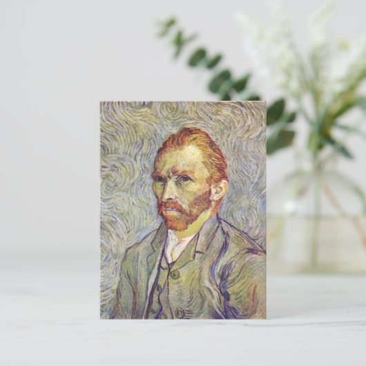 Selbstportrait Vincent Willem van Gogh Postkarte (Stehend Vorderseite)