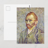 Selbstportrait Vincent Willem van Gogh Postkarte (Vorne/Hinten)