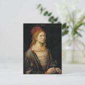 Selbstportrait von Albrecht Durer 1493 Postkarte (Stehend Vorderseite)