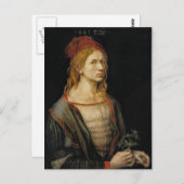 Selbstportrait von Albrecht Durer 1493 Postkarte (Vorne/Hinten)