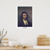 Selbstportrait. von Carel Fabritius Poster (Küche)