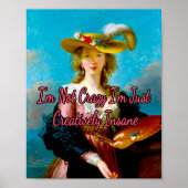 Selbstportrait von Elisabeth Louise Vigee Le Brun Poster (Vorne)