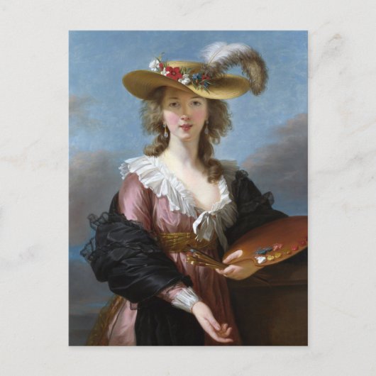 Selbstportrait von Elisabeth Vigee Le Brun Postcar Postkarte (Vorderseite)